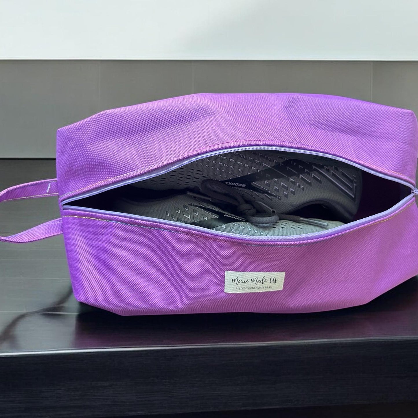 Waterproof Canvas Shoe Bag – Travel Shoe Organizer for Gym, Work & Travel - Moxie Made