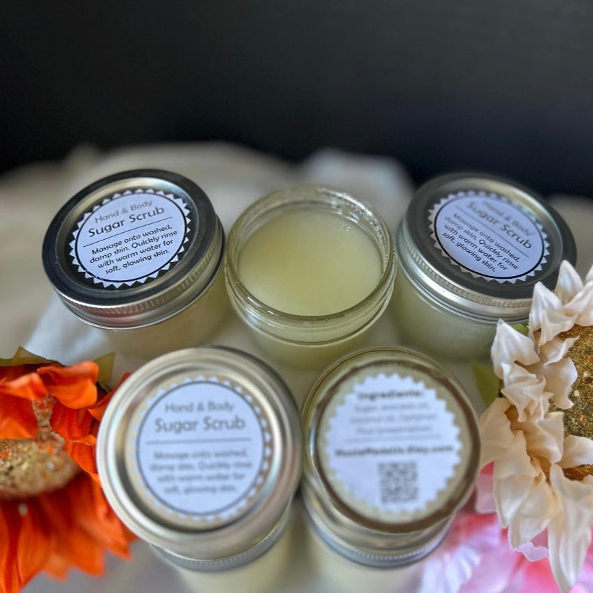Handmade Sugar Scrub – Natural Exfoliation for Soft, Glowing Skin - Moxie Made