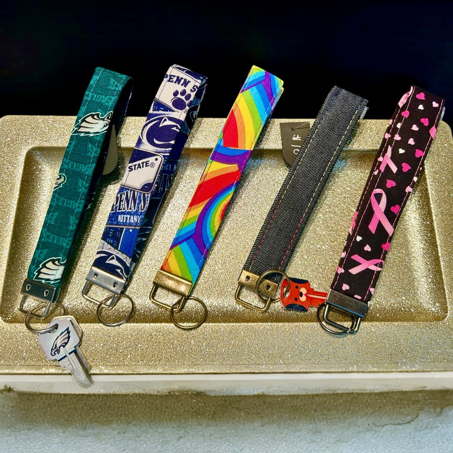 Handmade Fabric Keychain Wristlet—Unique and Personal Gift for Any Occasion - Moxie Made