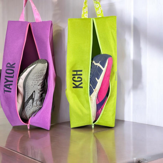 Waterproof Canvas Shoe Bag – Travel Shoe Organizer for Gym, Work & Travel - Moxie Made