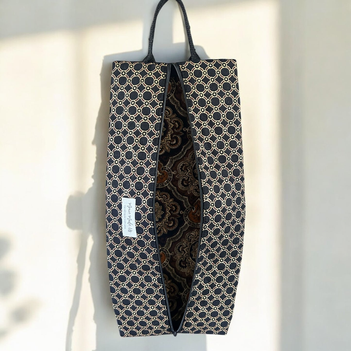Travel Bag for Heated Hair Tools—Heat-Resistant Storage for Flat Irons, Curling Wands & More