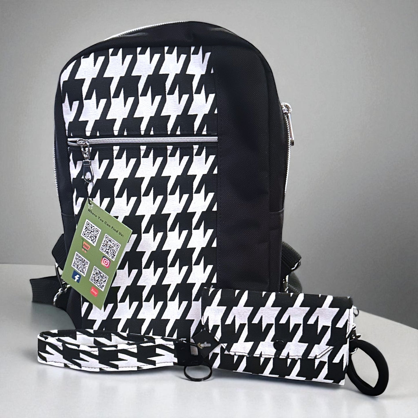 Convertible Waterproof Backpack & Crossbody – The Ultimate 2-in-1 Bag for Life on the Go