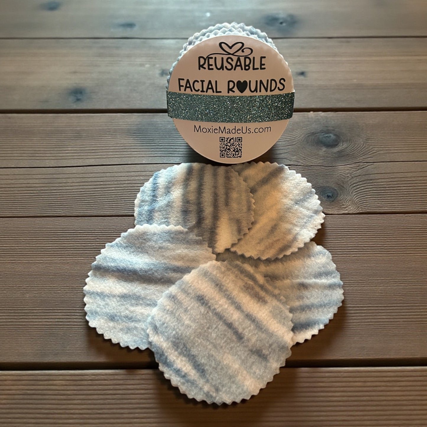 Reusable 3” Facial Rounds I Pack of 10. Eco-Friendly Makeup Remover Pads for Zero-Waste Skincare