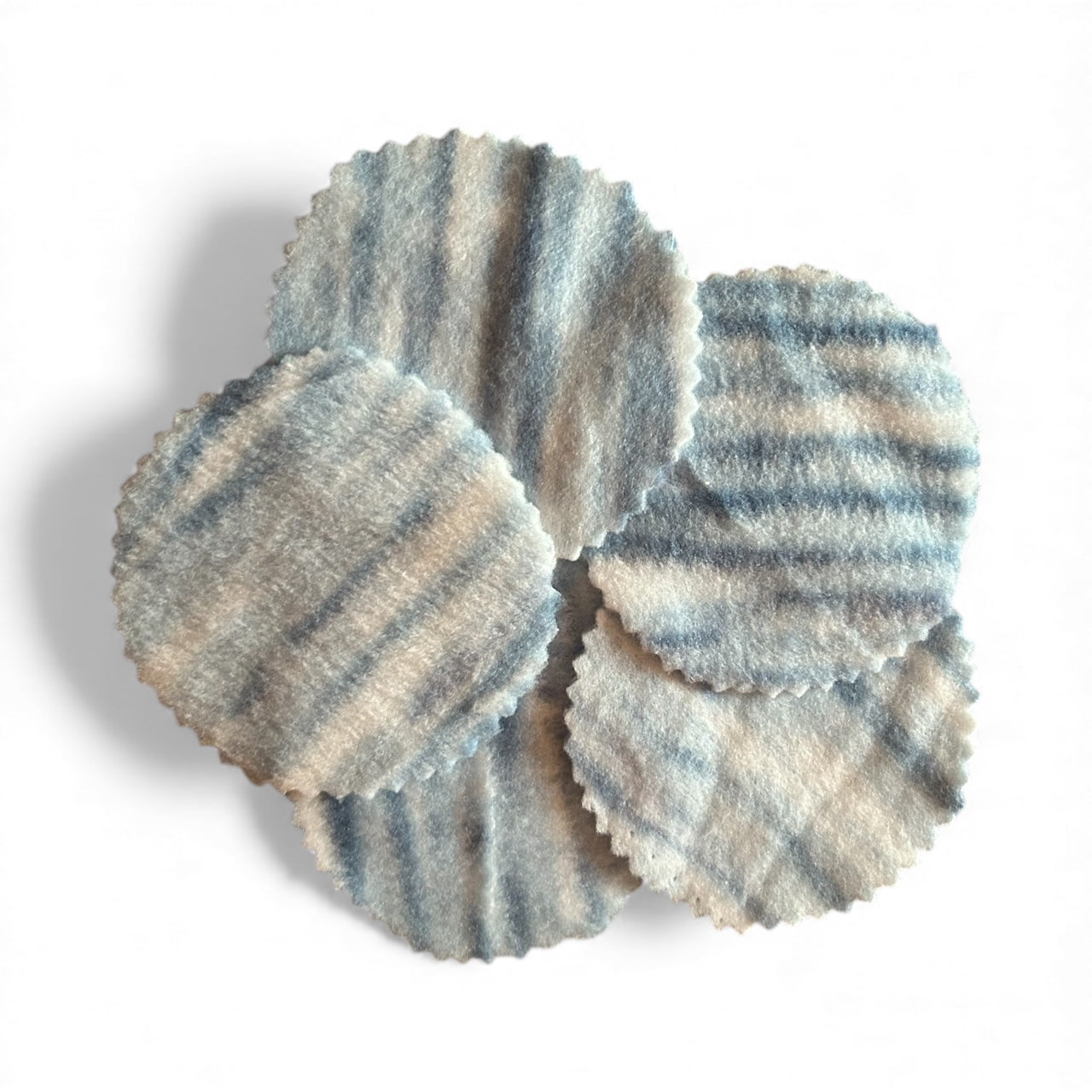 Reusable 3” Facial Rounds I Pack of 10. Eco-Friendly Makeup Remover Pads for Zero-Waste Skincare