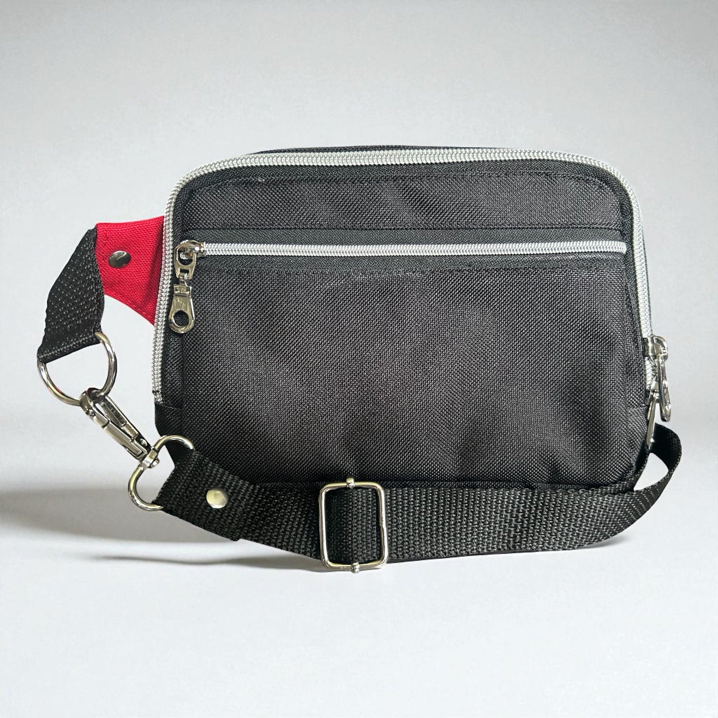 Fanny Pack Crossbody – Adjustable Belt Bag with Double Zipper & Exterior Pocket