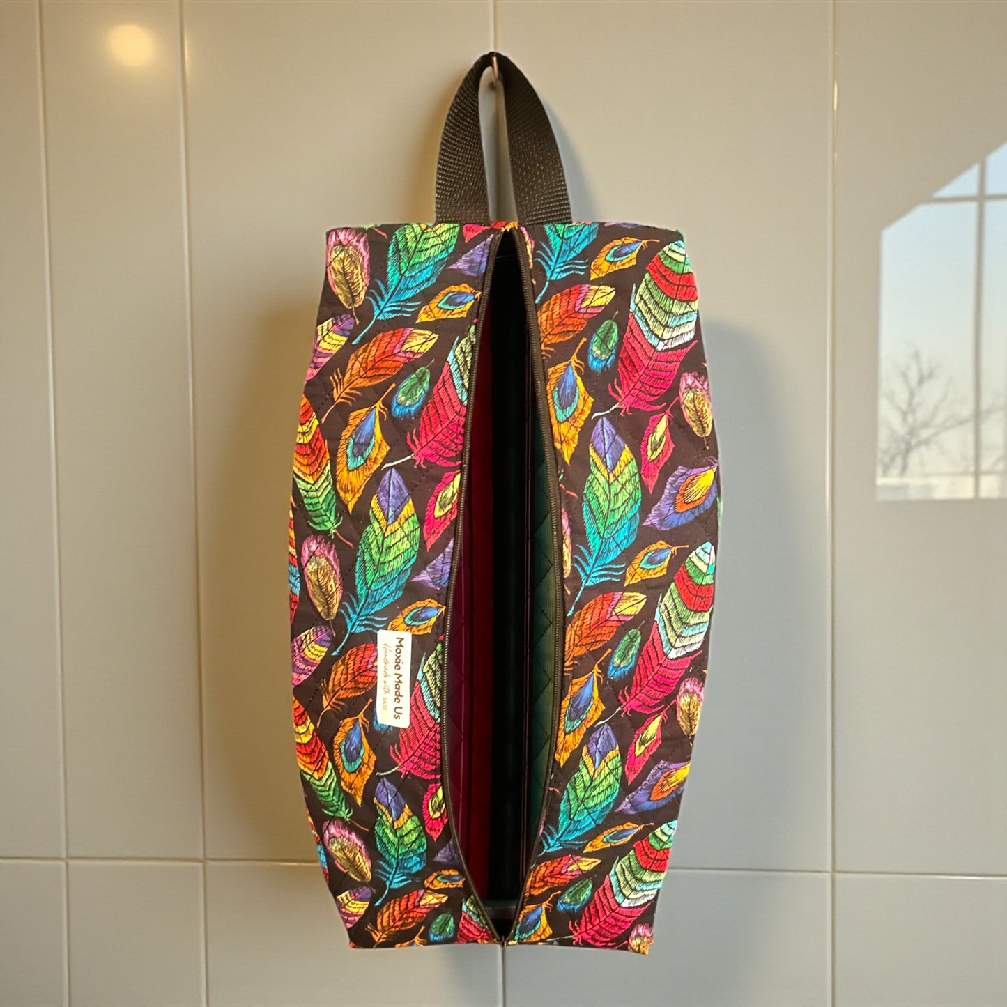 Travel Bag for Heated Hair Tools—Heat-Resistant Storage for Flat Irons, Curling Wands & More