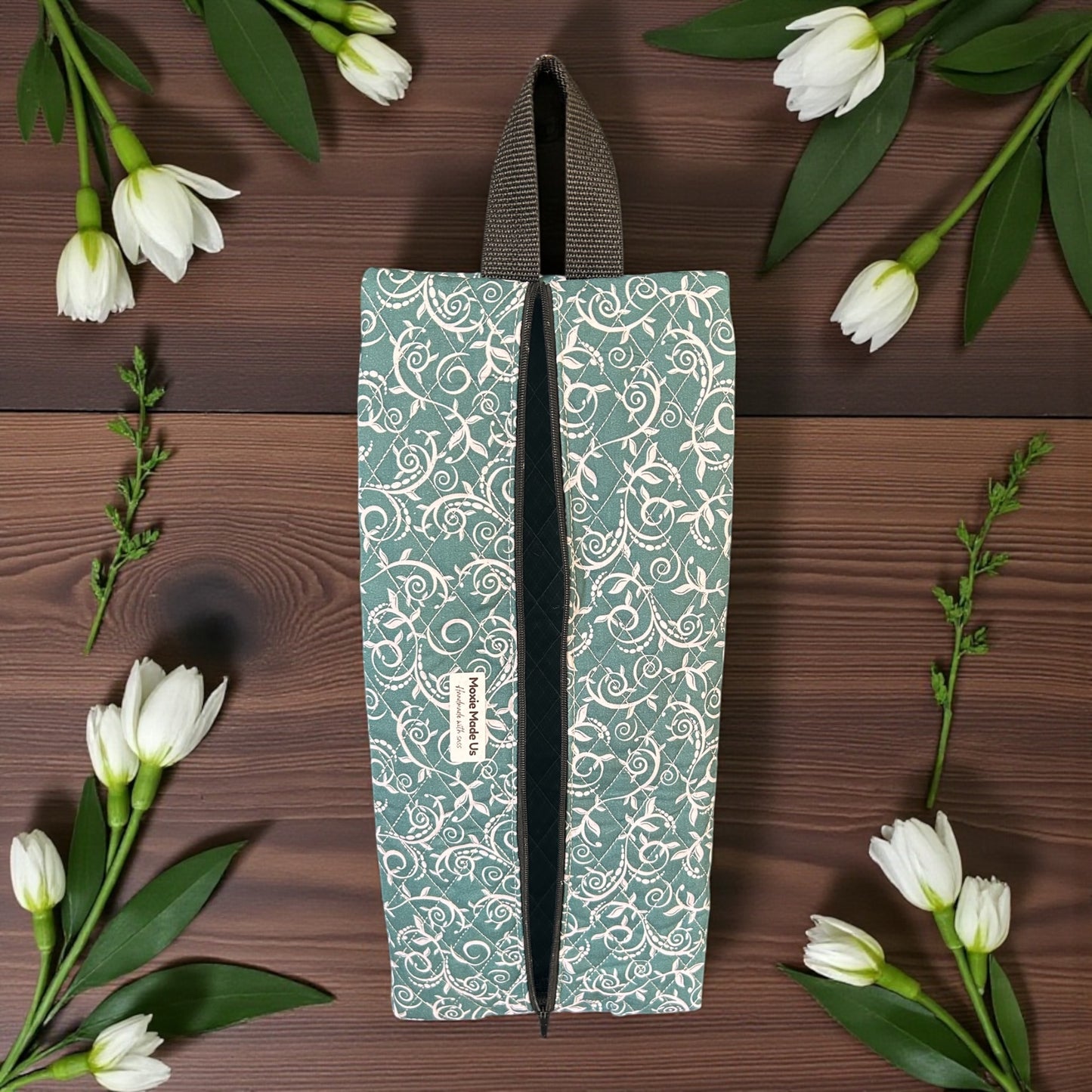 Travel Bag for Heated Hair Tools—Heat-Resistant Storage for Flat Irons, Curling Wands & More